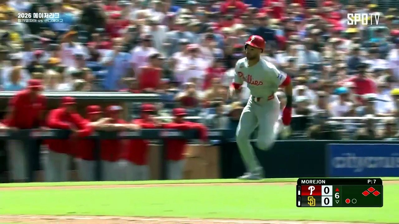 스포츠중계 빠른티비 [MLB] 필라델피아 vs 샌디에이고 하이라이트 2026.05.28 (목) 0510