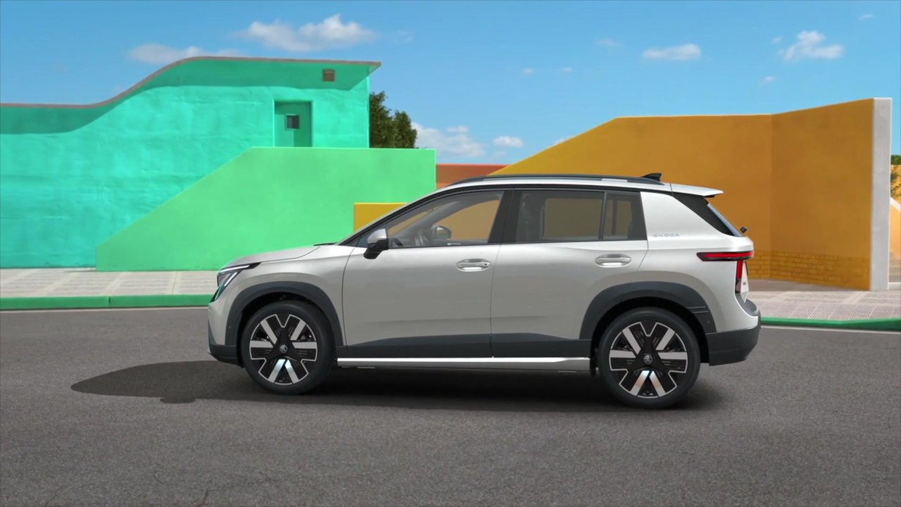 Der neue Skoda Epiq - Batterie- und Antriebsvarianten - Frontantriebsarchitektur und effiziente elektrische Leistung