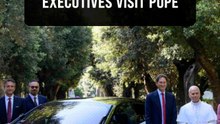 Pope Leo gets first taste of Ferrari's first all-electric car