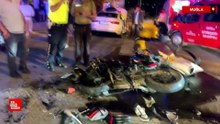 Fethiye’de otomobille çarpışan motosiklet sürücüsü hayatını kaybetti