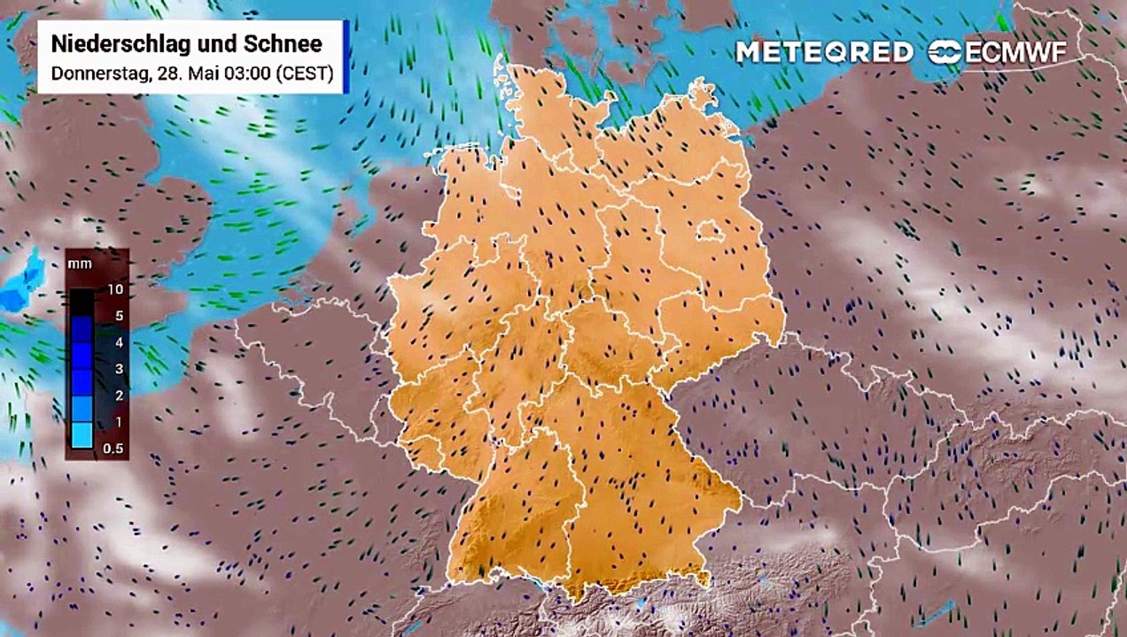 Ab Freitagnachmittag geht es los: Erste Schauer und Gewitter im Nordwesten!