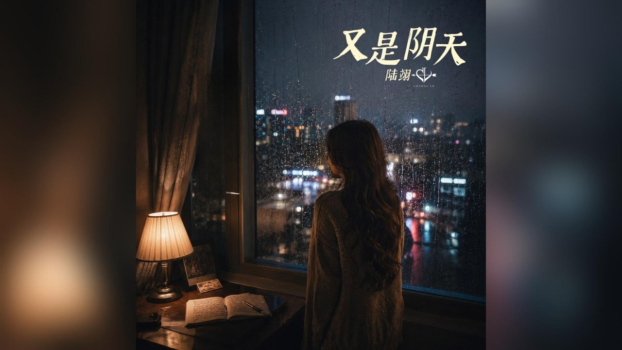 陸翊-又是陰天『仿佛我也忘了怎麼呼吸當每個角落還留有你的氣息從此人們默契不再提起』#陸翊 #又是陰天【動態歌詞/Lyrics Video】