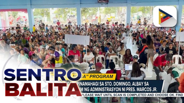 Higit 1,700 benepisyaryo, nakatanggap ng libreng bigas sa Sto. Domingo, Albay sa ilalim ng “Bigay Bigas Masa” sa tulong ng LGSF Program ng pamahalaan | ulat ni Helen Balean - Radyo Pilipinas-Albay