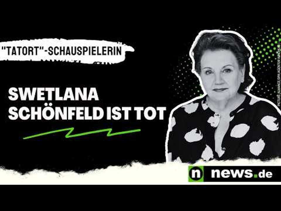Swetlana Schönfeld ist tot: 'Tatort'-Schauspielerin mit 74 Jahren gestorben