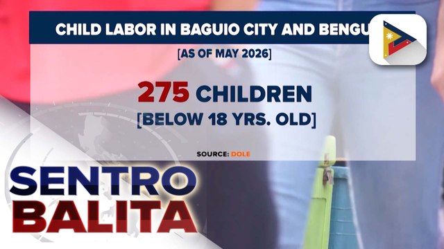 Bilang ng mga batang manggagawa sa Baguio at Benguet, bumaba batay sa huling datos ng DOLE; ilan pang child workers, hinahanap ng ahensya para matulungan | ulat ni Christine Bornolla Sabaway - PTV Cordillera