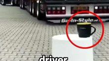 Unbelievable Truck Driver Hits Teabag Challenge with Perfect Reverse