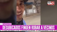 Descerebrados fingen robar a sus vecinos a modo de diversión. Mirá el video