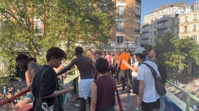 Paris : les policiers débordés face aux plongeons sauvages dans le canal Saint-Martin
