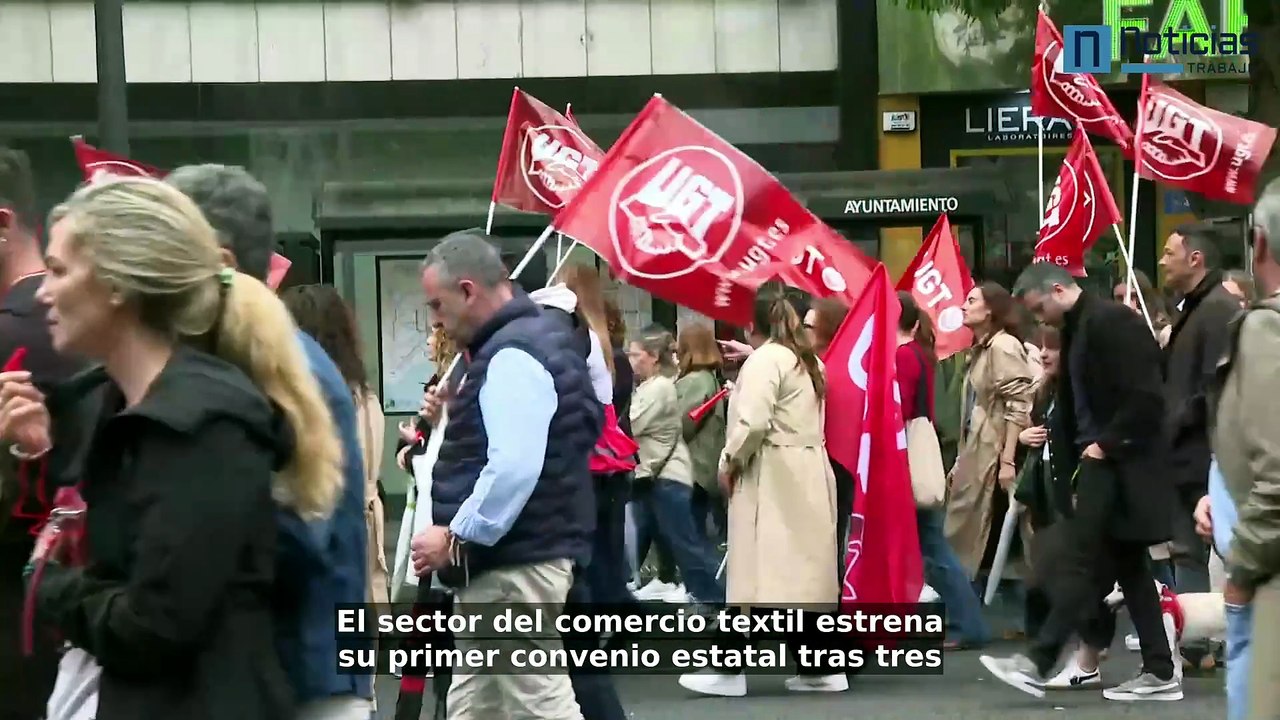 Nuevo convenio textil: subida salarial del 3% y 31 días de vacaciones