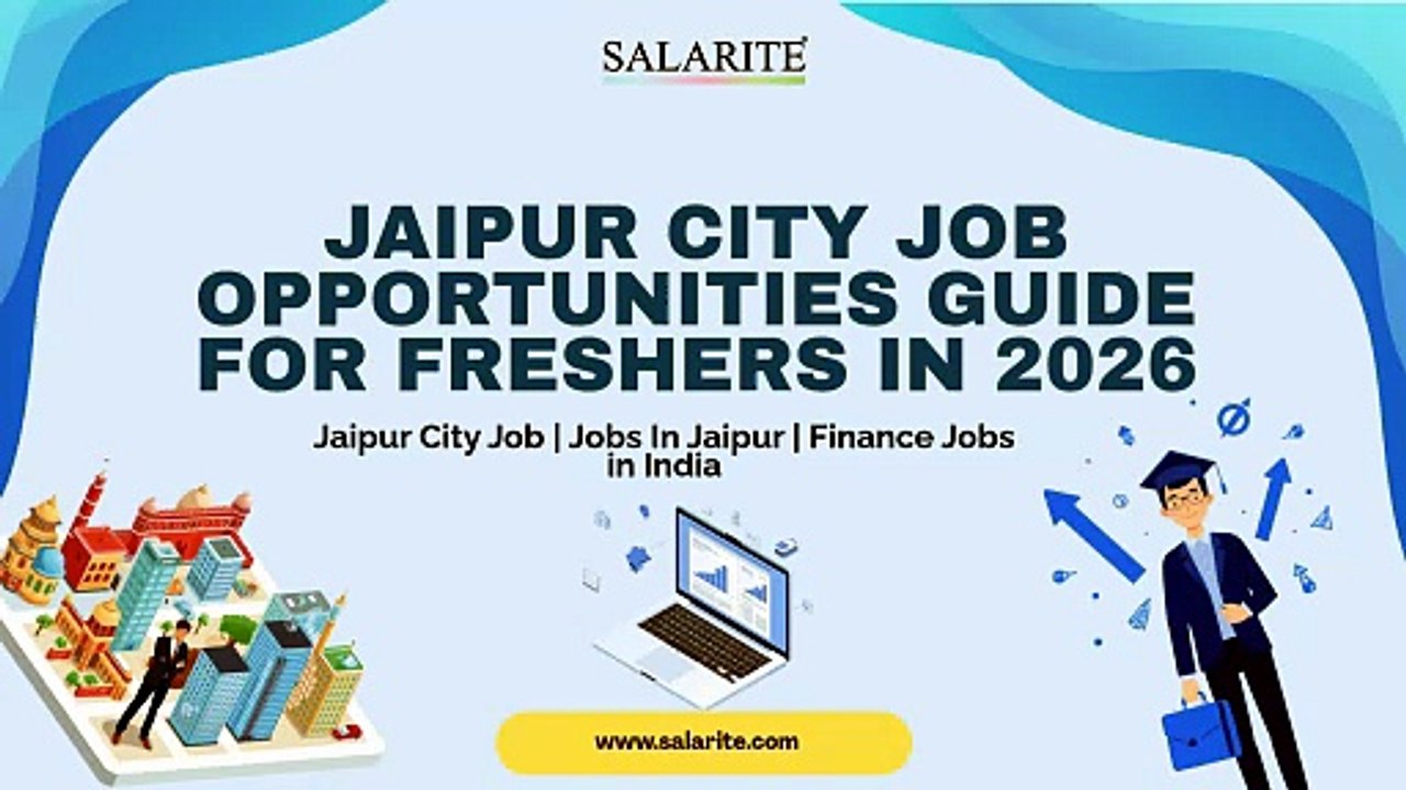 Jaipur City Job Opportunities Guide for Freshers in 2026.