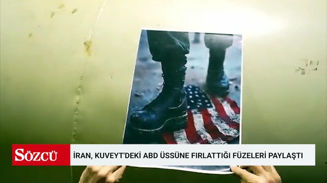 İran, Kuveyt'deki ABD üssüne fırlattığı füzeleri paylaştı