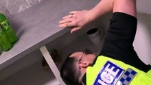 Un chien policier met au jour une cache secrète de tabac sous une cuisine à Walsall