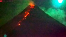 Vídeo para recordar. Meteoro foi avistado durante erupção de vulcão