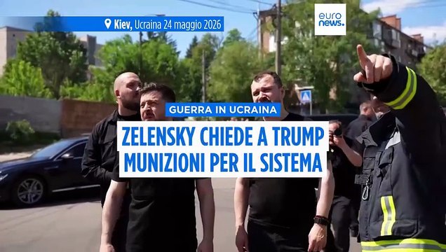 Allerta aerea in corso in Ucraina, Zelensky chiede a Trump più missili Patriot per la difesa