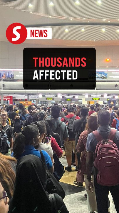 Thousands stranded as immigration system crashes for second time this year