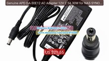 Genuine APD DA-30E12 AC Adapter 12V 2.5A 30W for NAS SYNOLOGY ... -- Best Buy 2026 | Great Quality!
