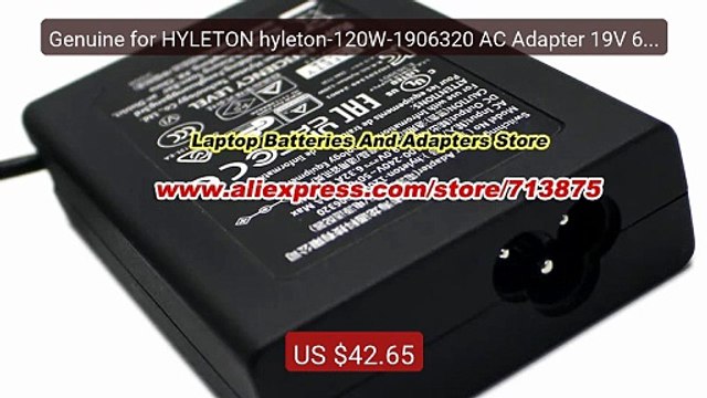 Genuine for HYLETON hyleton-120W-1906320 AC Adapter 19V 6.32A 120W... Best Deal 2026 | Shop Now!