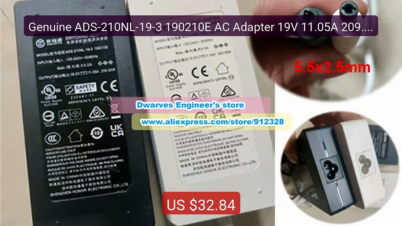 Genuine ADS-210NL-19-3 190210E AC Adapter 19V 11.05A 209.95W Lapto... -- Best Deal 2026 | Shop Now!