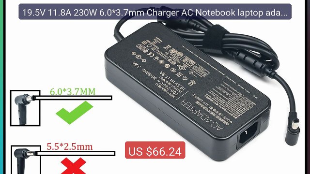 19.5V 11.8A 230W 6.0*3.7mm Charger AC Notebook laptop adapter For F... Top Rated 2026 | Buy Now!