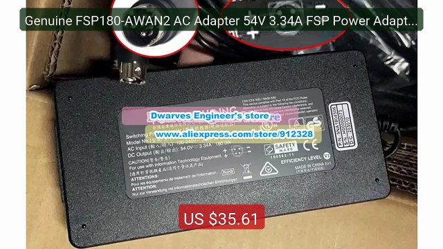 Genuine FSP180-AWAN2 AC Adapter 54V 3.34A FSP Power Adapter FS... Hot Deal 2026 | Limited Offer!
