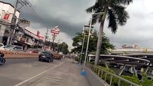 Smooth Westward on Malhacan Road in Meycauayan in Bulacan in the Philippines