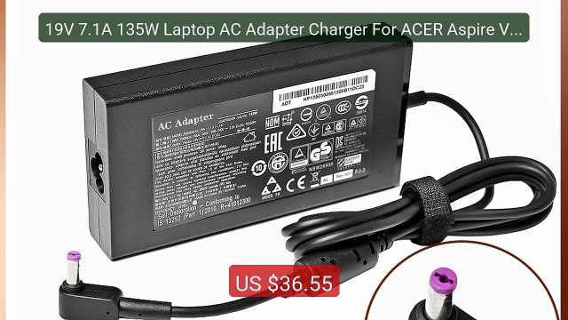19V 7.1A 135W Laptop AC Adapter Charger For ACER Aspire V17 Ni... Hot Deal 2026 | Limited Offer!