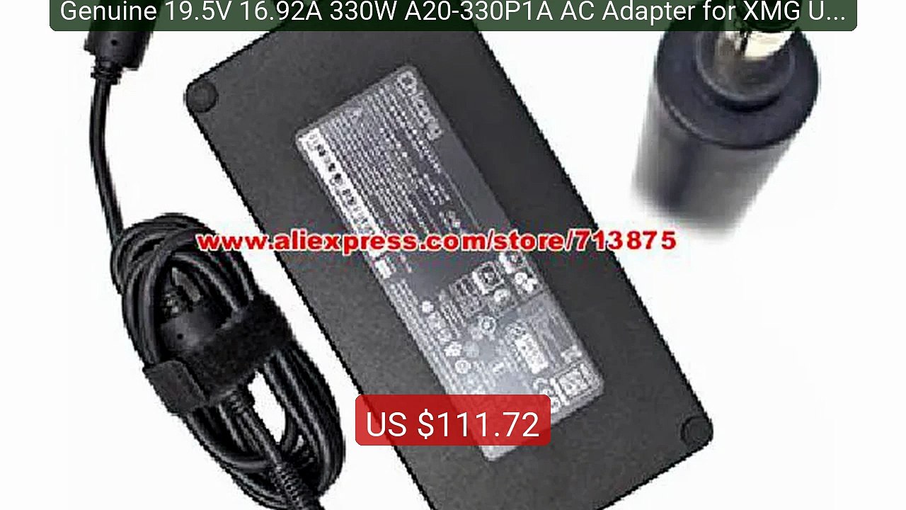 Genuine 19.5V 16.92A 330W A20-330P1A AC Adapter for XMG UNV... -- Top Pick 2026 | Unbeatable Price!