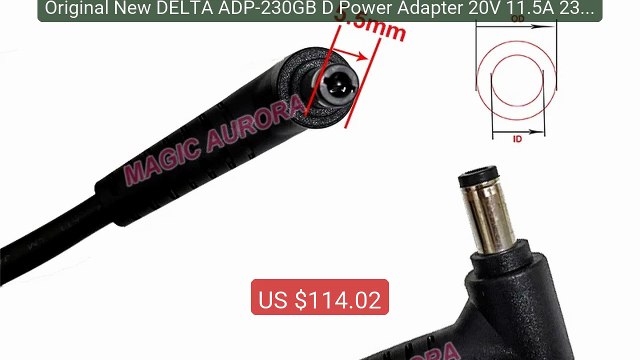 Original New DELTA ADP-230GB D Power Adapter 20V 11.5A 230W F... Amazing Value 2026 | Must Have!