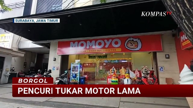 Modus Tukar Motor Lama, Pelaku Curanmor Gasak Motor Baru di Surabaya | BORGOL