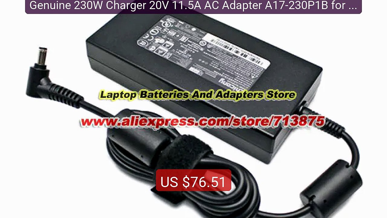 Genuine 230W Charger 20V 11.5A AC Adapter A17-230P1B for MSI GE66 R... -- Top Rated 2026 | Buy Now!