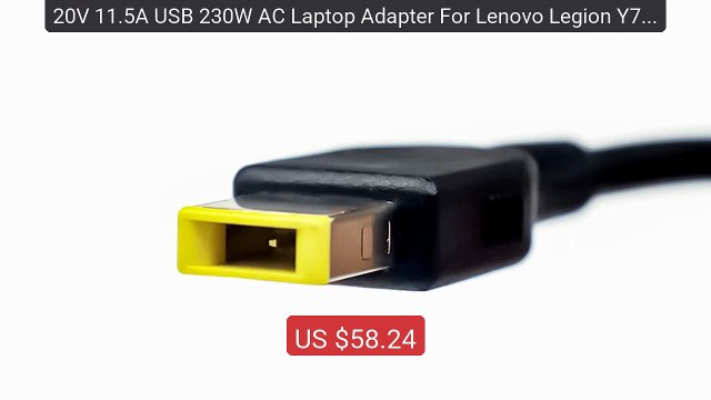 20V 11.5A USB 230W AC Laptop Adapter For Lenovo Legion Y740 Y... Amazing Value 2026 | Must Have!