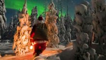 Santa Claus is on his own as he finds his way through the enchanting Finnish wilderness