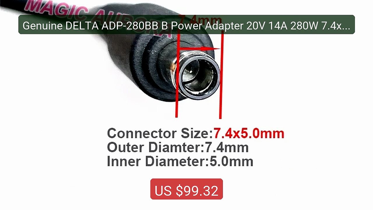 Genuine DELTA ADP-280BB B Power Adapter 20V 14A 280W 7.4x5.0m... -- Amazing Value 2026 | Must Have!