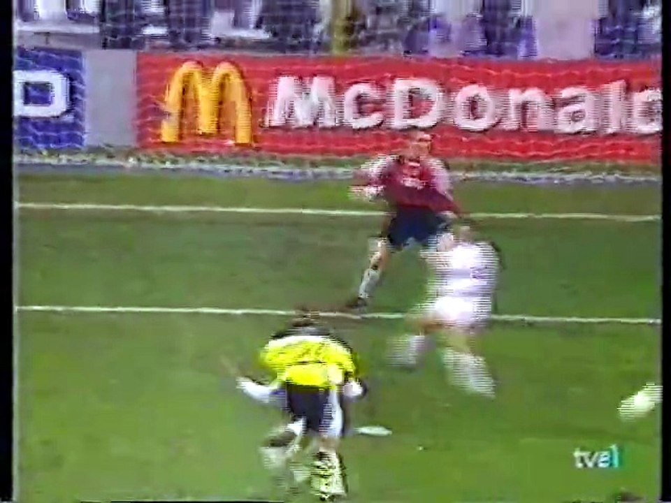 Real Madrid v Borussia Dortmund Champions League Semi Final 1st Leg 01-04-1998