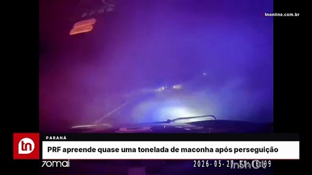 PRF apreende quase uma tonelada de maconha após acompanhamento tático