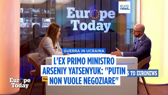 Ucraina, ex premier Yatsenyuk a Euronews: Putin uomo del KGB, UE non lo sottovaluti