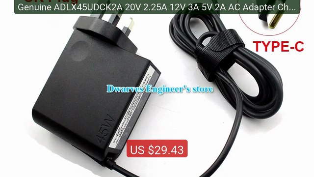Genuine ADLX45UDCK2A 20V 2.25A 12V 3A 5V 2A AC Adapter Charger For ... Top Rated 2026 | Buy Now!