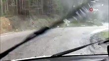 Kastamonu’da dolu yağışı etkili oldu