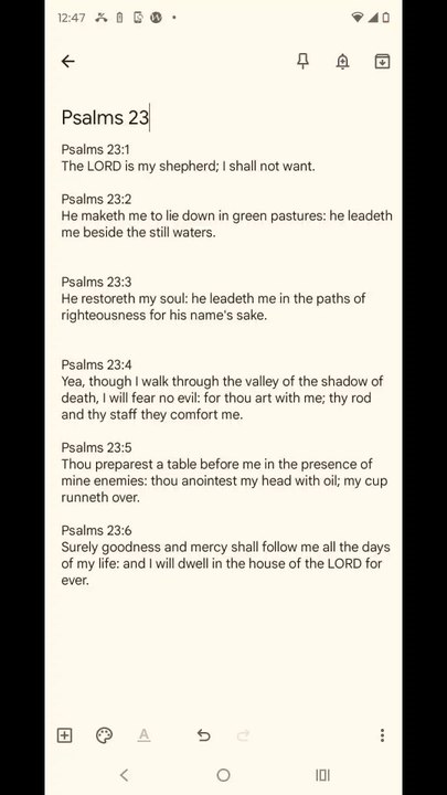 Pslam 23