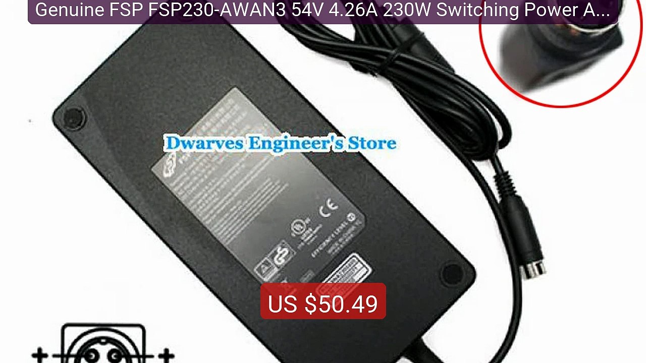 Genuine FSP FSP230-AWAN3 54V 4.26A 230W Switching Power Adapte... -- Hot Deal 2026 | Limited Offer!