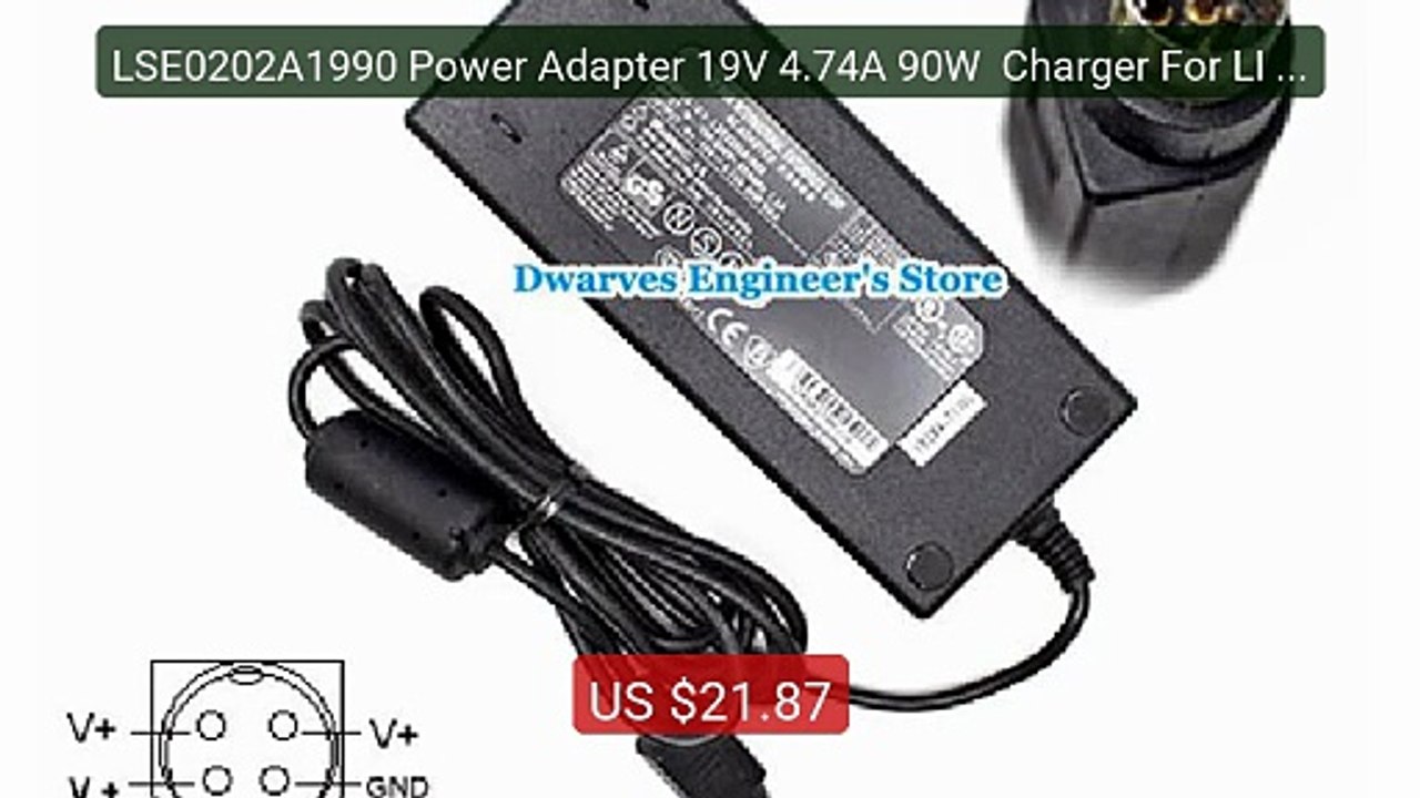 LSE0202A1990 Power Adapter 19V 4.74A 90W  Charger For LI SHIN ... -- Best Buy 2026 | Great Quality!