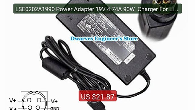 LSE0202A1990 Power Adapter 19V 4.74A 90W Charger For LI SHIN ... Best Buy 2026 | Great Quality!