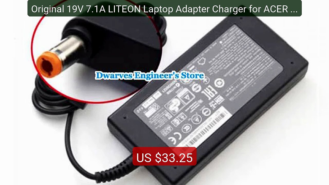 Original 19V 7.1A LITEON Laptop Adapter Charger for ACER ASPIR... -- Best Buy 2026 | Great Quality!