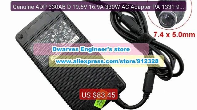 Genuine ADP-330AB D 19.5V 16.9A 330W AC Adapter PA-1331-91 Charger ... Top Rated 2026 | Buy Now!