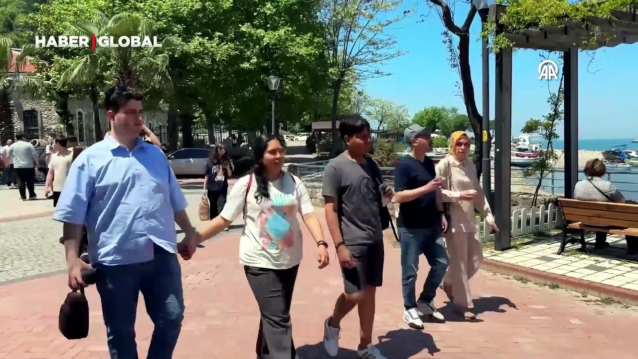 Amasra'da bayram yoğunluğu