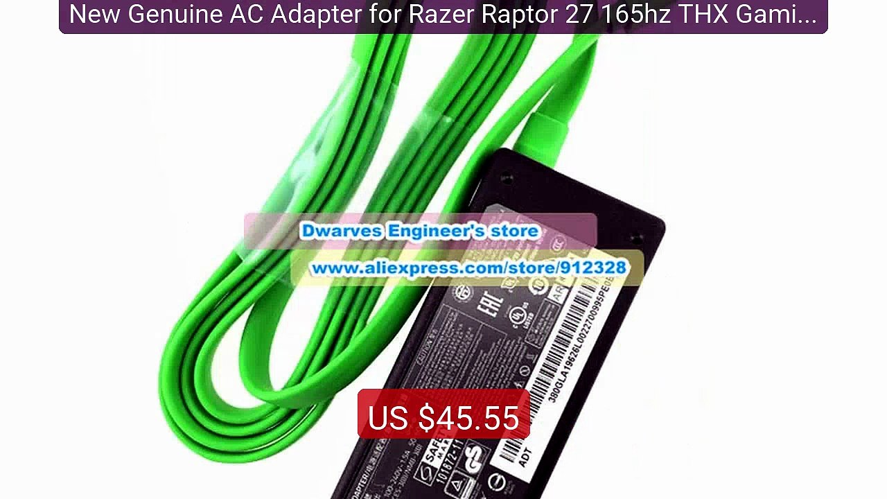 New Genuine AC Adapter for Razer Raptor 27 165hz THX Gaming Monito... -- Best Deal 2026 | Shop Now!