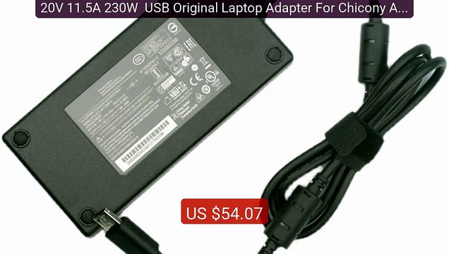 20V 11.5A 230W USB Original Laptop Adapter For Chicony A17-23... Best Buy 2026 | Great Quality!