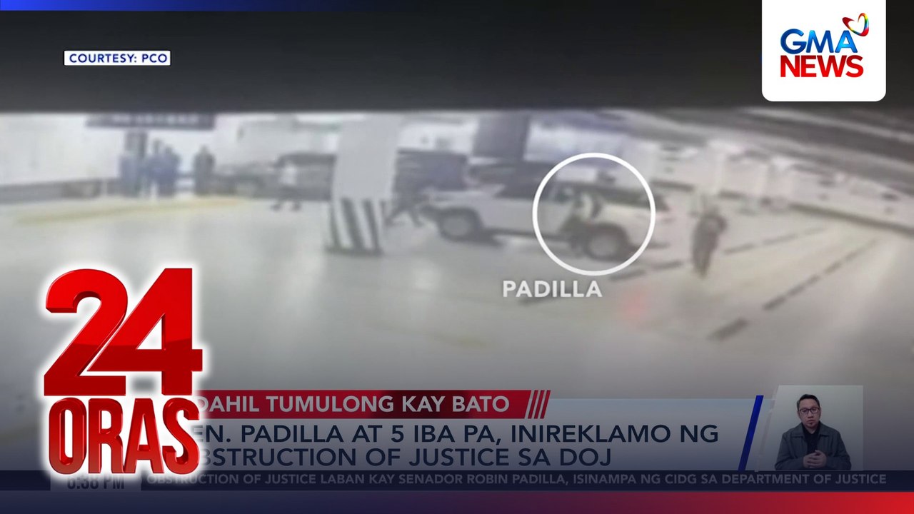 Sen. Padilla faces 'obstruction' raps before DOJ | 24 Oras