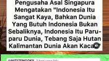 Indonesia adalah paru paru dunia benar tidak ya #shortvideo