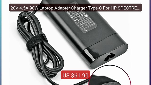 20V 4.5A 90W Laptop Adapter Charger Type-C For HP SPECTRE X360 15 T... Top Rated 2026 | Buy Now!